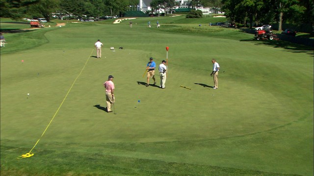 Golfers on the Green